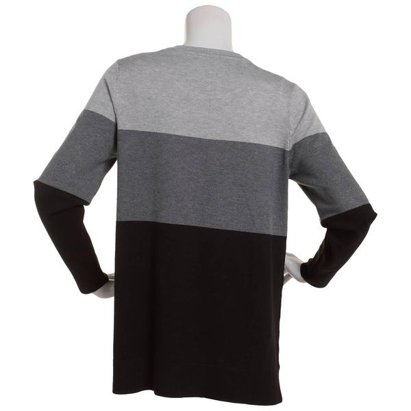 Womens Retrology Color Block Crew Neck Sweater