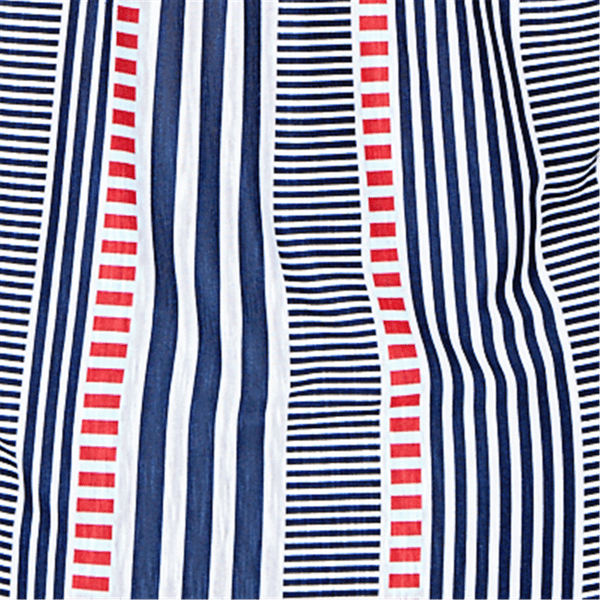 Plus Size Alfred Dunner Port Side V Neck Splice Stripe Blouse