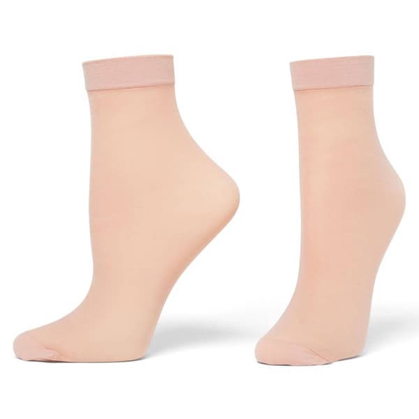Womens HUE Sheer Anklet Socks - image 
