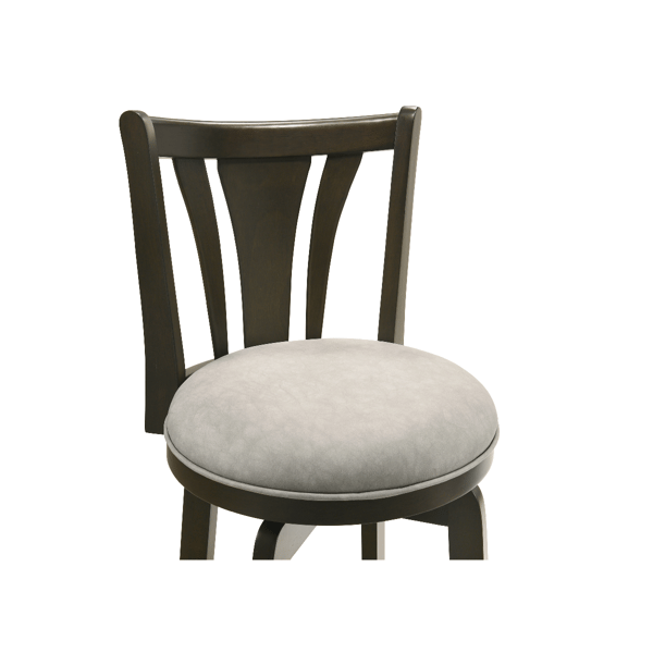 Armen Living Elle 30in. Dark Roast Rubberwood Bar Stool