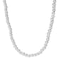 Sterling Silver Bead 4mm Chain Necklace - image 1