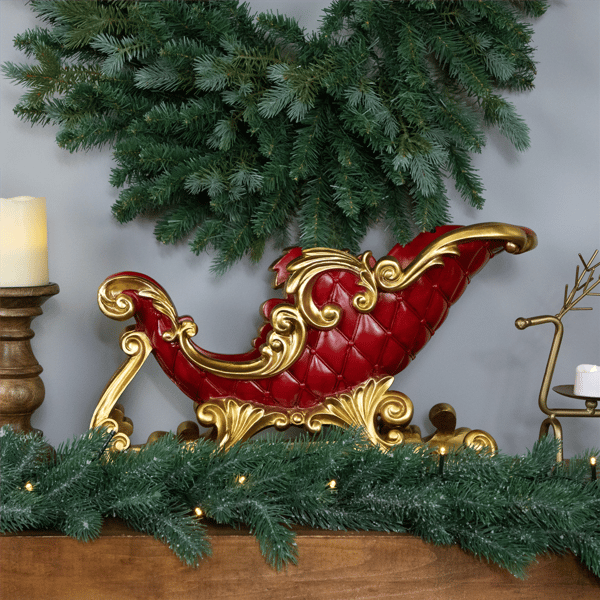 Northlight Santa''s Sleigh Christmas Decoration - 19in.