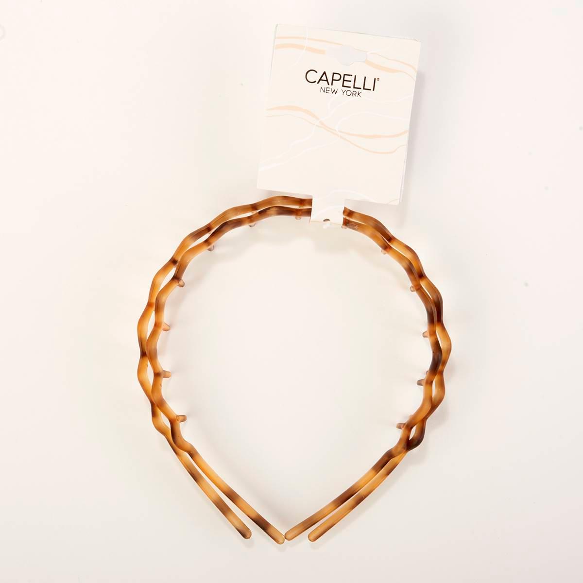 Womens Capelli New York 2pk. Zig Zag Plastic Headbands...