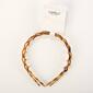 Womens Capelli New York 2pk. Zig Zag Plastic Headbands w/Teeth - image 1