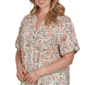 Plus Size Hearts of Palm Tropical Twist Paisley Blouse - image 5