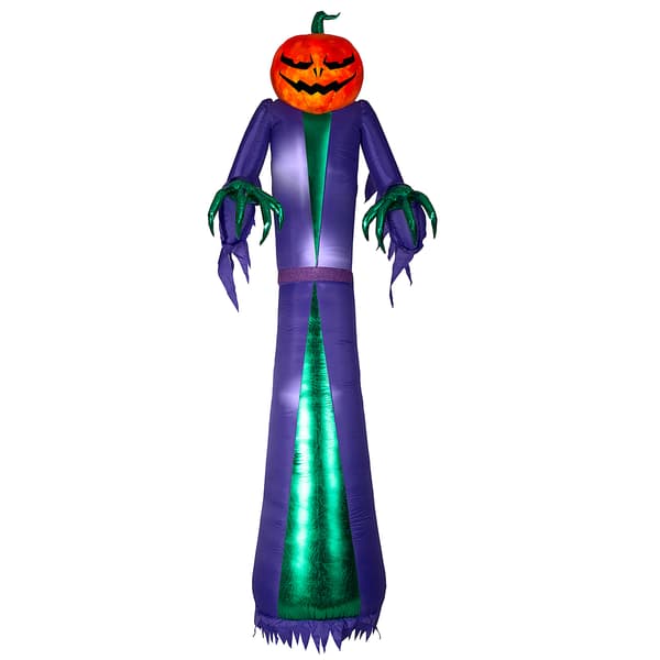 National Tree Inflatable 12ft. Jack-O-Reaper - image 