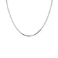 Sterling Silver 18in. Diamond Cut Box Necklace - image 1
