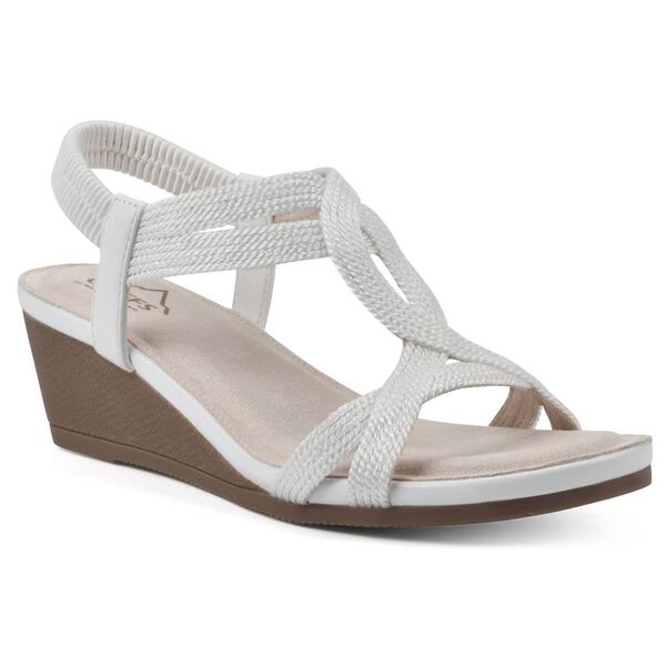 Womens Cliffs by White Mountain Candelle Wedge Sandals - image 