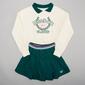 Girls &#40;7-16&#41; Reebok Collar Varsity Sweatshirt & Pleated Skort Set - image 1