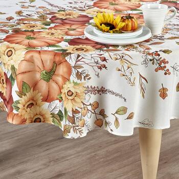 Sunset Harvest Fabric Tablecloth - Boscov's