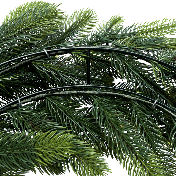 Northlight Real Touch™ 24in. LED Noble Fir Christmas Wreath