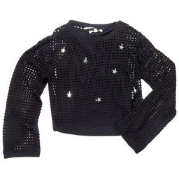 Girls (7-16) No Comment Long Sleeve Star Charm 2Fer Top/Tank