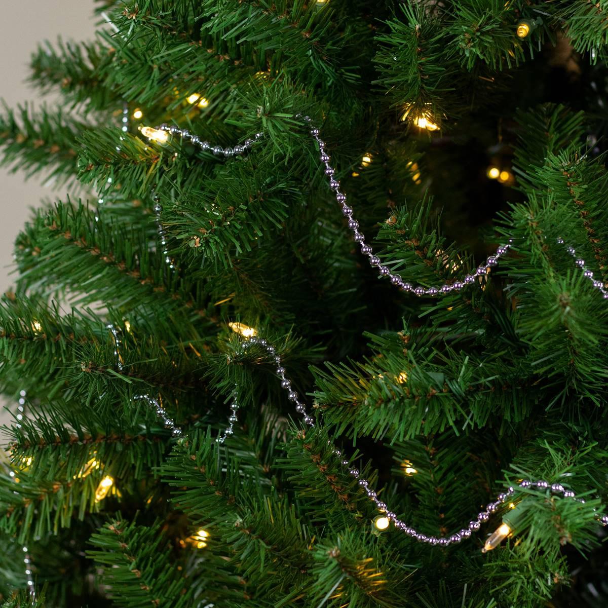 Northlight Seasonal Sky Blue Beaded Christmas Garland
