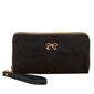Womens Malibu Skye Ultrasuede Wallet with Bow - image 1