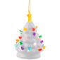 Northlight Mini LED Retro White Christmas Tree with Star Ornament - image 5