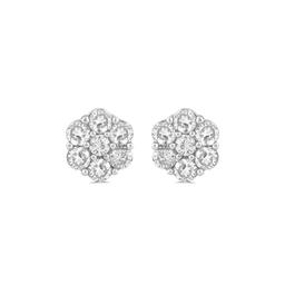 Nova Star® Sterling Silver Lab Grown Diamond Stud Earrings