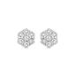 Nova Star&#174; Sterling Silver Lab Grown Diamond Stud Earrings - image 2