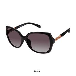 Womens U.S. Polo Assn.® Rectangle Chain Sunglasses