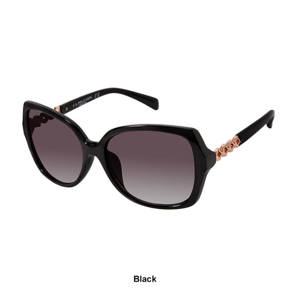 Womens U.S. Polo Assn.® Rectangle Chain Sunglasses