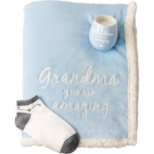 Pavilion Grandma 3pc. Blanket Gift Set