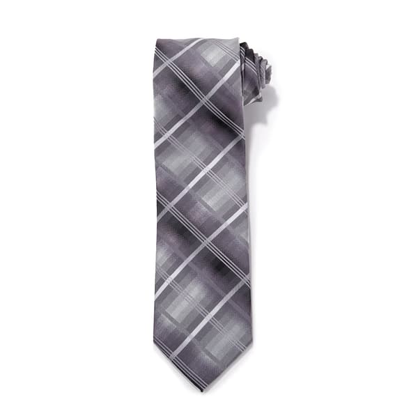 Mens Christian Aujard Shaded Plaid Tie