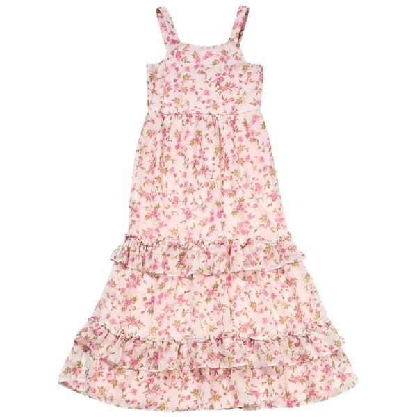 Girls (7-14) Rare Too Sleeveless Tiered Floral Maxi Dress - image 