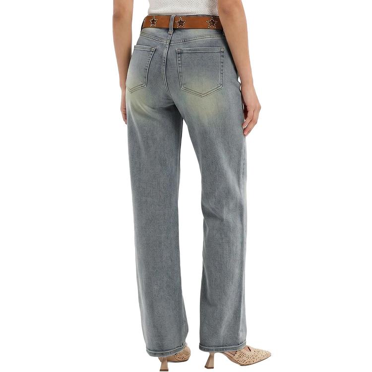 Juniors YMI® Britney Brown Suede Belted Low Rise Wide Leg Jeans