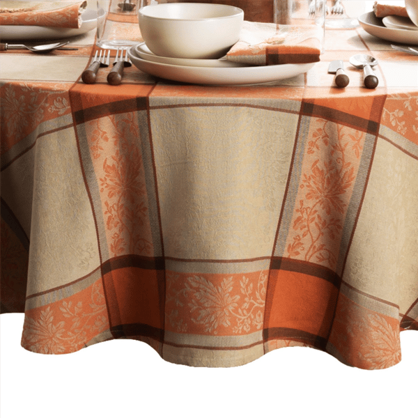 Threadmade Autumnal Harvest Jacquard Tablecloth