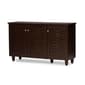 Baxton Studio Winda 3 Door Shoe Storage Cabinet - image 4