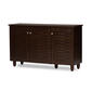 Baxton Studio Winda 3 Door Shoe Storage Cabinet - image 4