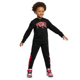 Boys (4-7) Puma® 2pc. Cotton Fleece Pullover Set - Puma Black