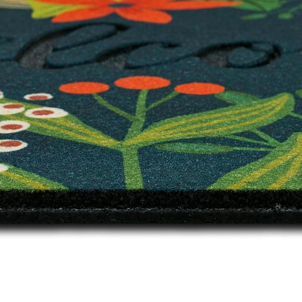 Mohawk Home Spring Sunset Floral Welcome Rectangle Doormat