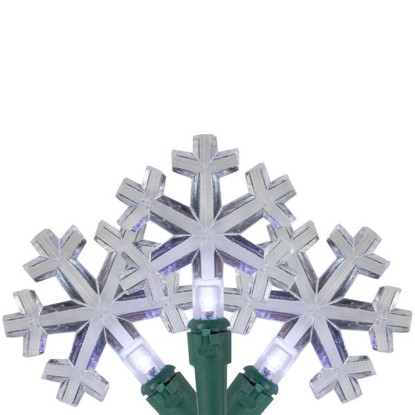 Northlight Seasonal 4.5ft. LED Snowflake Christmas Light Set - image 