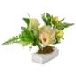 Northlight Seasonal Ranunculus & Rose Artificial Potted Plant - image 3