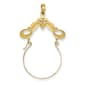 Gold Classics(tm) 14kt. Decorated Ribbon Charm Holder - image 1