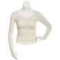 Juniors Aveto Long Sleeve V-Neck Top - image 1