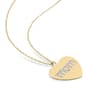 Sophia B Yellow Silver 1/10ct. Diamond Mom Pendant - image 3