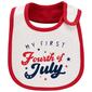 Baby Unisex Carter&#8217;s&#174; 1st 4th of July Bib - Ivory - image 2