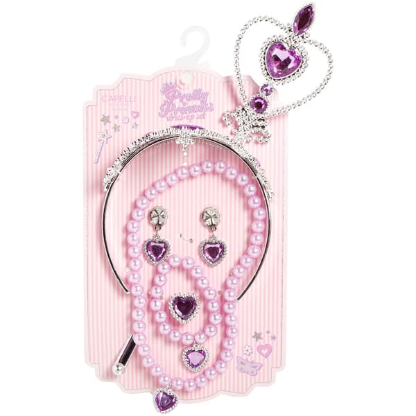 Girls Capelli(R) New York Necklace Bracelet Crown Set - image 