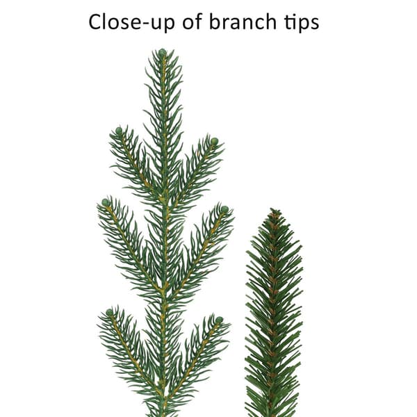 Puleo International 4.5ft. Pre-Lit Hillside Christmas Tree