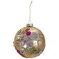 Northlight Seasonal 4.5in. Floral Applique Christmas Ornament - image 1