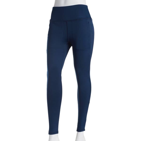 Womens Spyder Fleece Moto Full Length Leggings