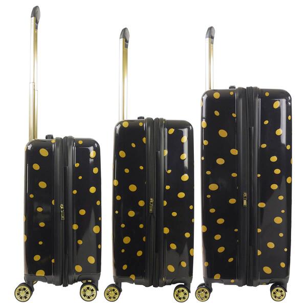 FUL 3pc. Impulse Mixed Dots Hardside Spinner Luggage Set