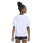 Girls (7-16) adidas® Short Sleeve Drop Shoulder Flower Text Tee - image 3
