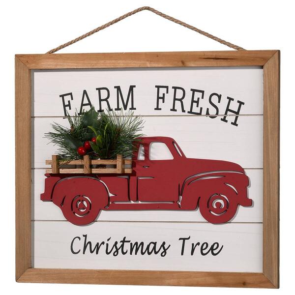 National Tree 15in. Christmas Wall Sign - image 