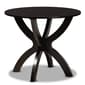 Baxton Studio Nesa Modern Dark Brown Wood 5pc. Dining Set - image 3