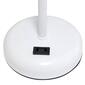 LimeLights White Stick Lamp wCharging Outlet/White Shade-Set of 2 - image 2