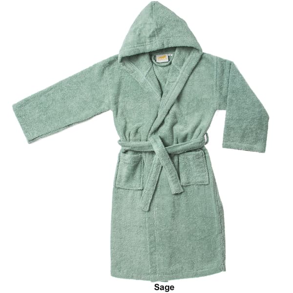 Kids Superior Egyptian Cotton Terry Hooded Bathrobe