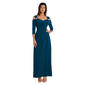 Womens R&M Richards Cold Shoulder Side Slit Evening Gown - image 1