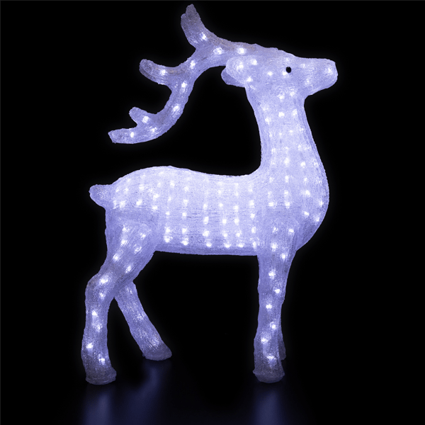 Northlight LED Commercial Grade Acrylic Reindeer Christmas Décor